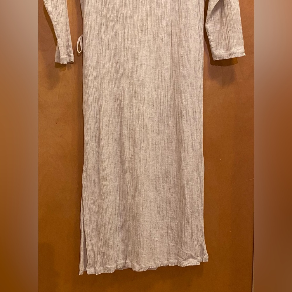 The Planet Cream Rayon Dress made in Indonesia - Picture 6 of 7
